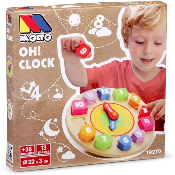 RELOJ PUZZLE MADERA