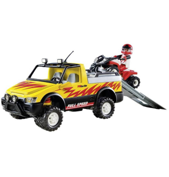 Playmobil Pick Up con Quad de Carreras