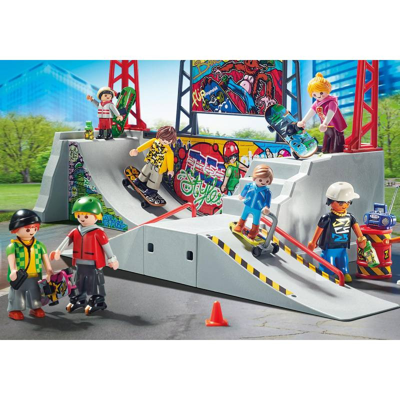 Playmobil pista best sale de skate