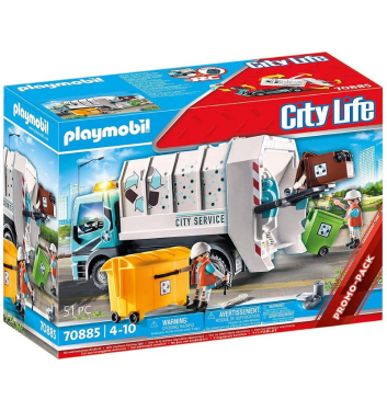 Playmobil City Life Camión de Basura con Luces 70885
