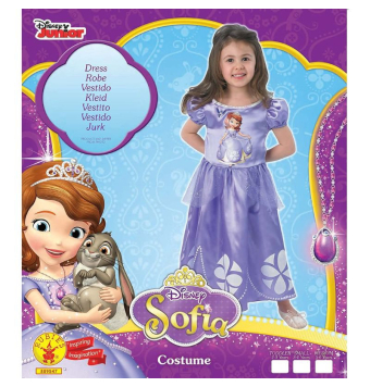 Disfraz Princesa Sofía Disney Infantil Talla 2 a 3 años