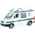FURGÓN POLICIA 1:16 LUZ SONIDO