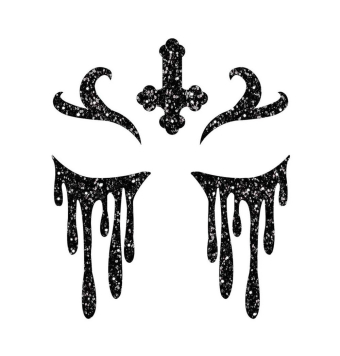 Maquillaje Glitter Monja