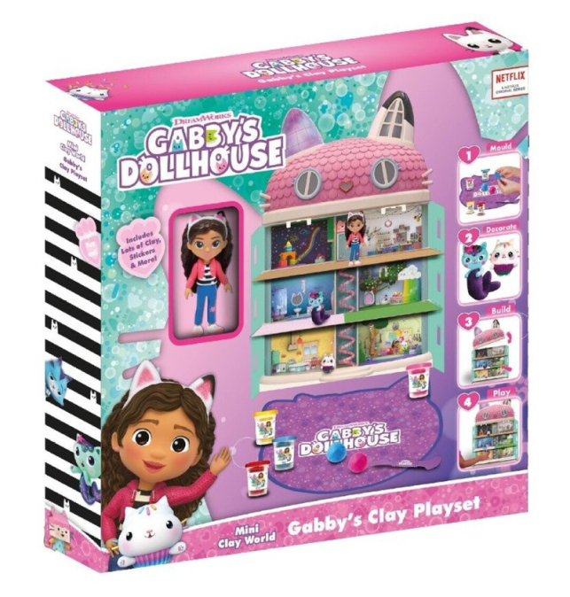 Gabbys Dollhouse Playset Completo + Figura La Casa De Gabby