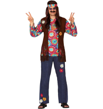 DISFRAZ HIPPIE HOMBRE