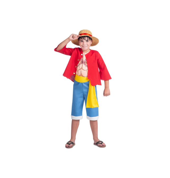 Disfraz Infantil Luffy One Piece 10-12 años