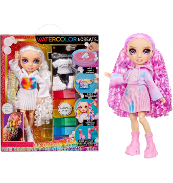 MUÑECA RAINBOW OJOS MORADOS...