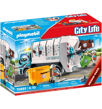 CAMION BASURA LUCES PLAYMOBIL