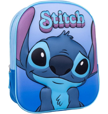 MOCHILA 3D STITCH 31CM