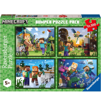 PUZZLE 4X100 MINECRAFT