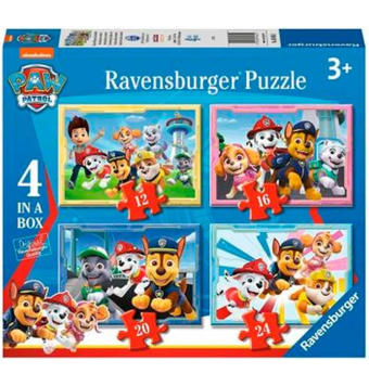 PUZZLE 4 EN 1 PATRULLA CANINA