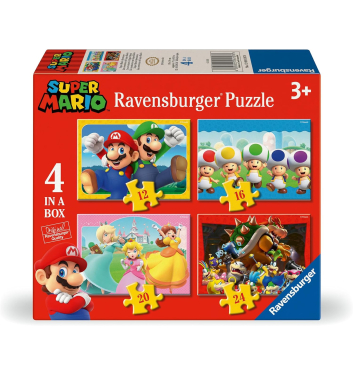 PUZZLE 4 EN 1 SUPER MARIO