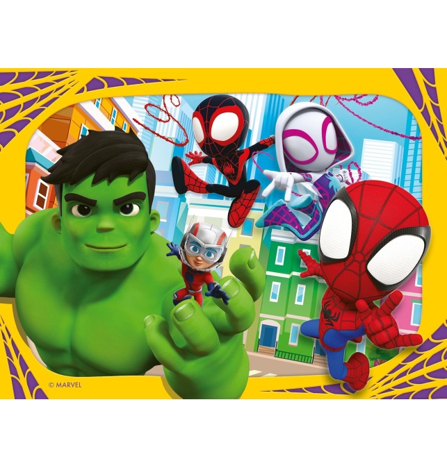 Cuatro Puzzles de Progresivo Spidey | Afede