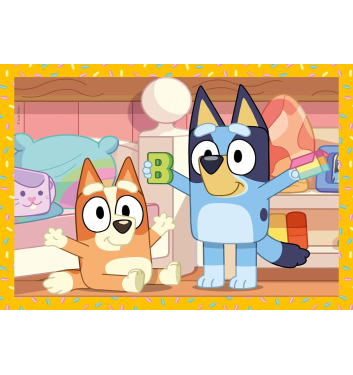 PUZZLE 4 EN 1 BLUEY