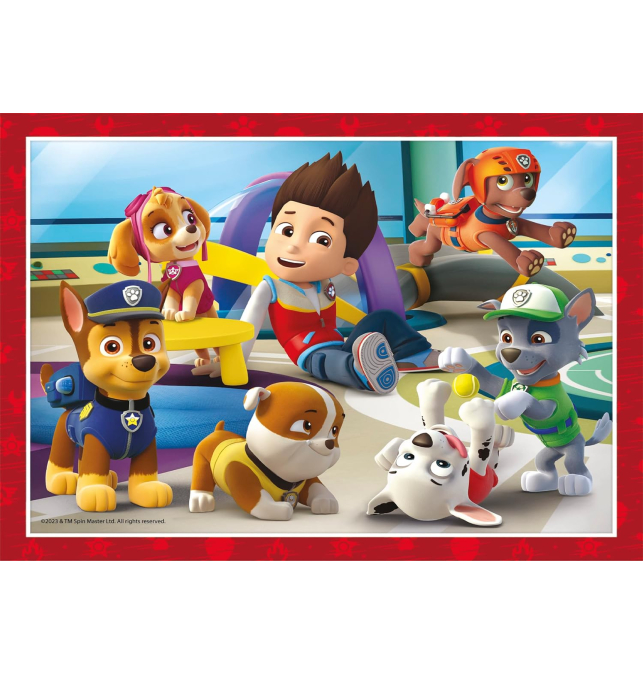 Puzzle 4 en 1 Patrulla Canina | Afede