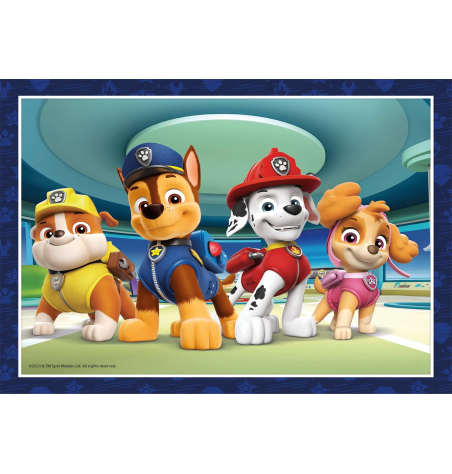 Puzzle 4 en 1 Patrulla Canina | Afede