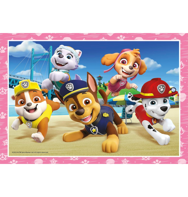 Puzzle 4 en 1 Patrulla Canina | Afede
