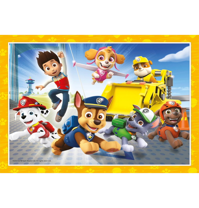 Puzzle 4 en 1 Patrulla Canina | Afede