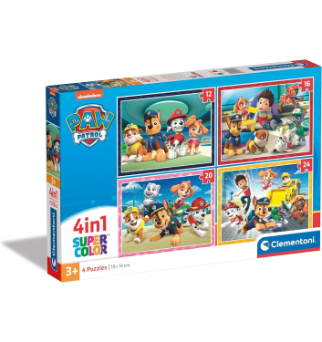 PUZZLE 4 EN 1 PATRULLA CANINA