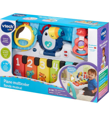 PIANO MULTICOLOR BANDA MUSICAL