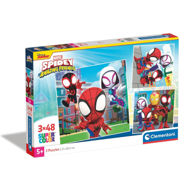 PUZZLE 3X48 PIEZAS SPIDEY Y...