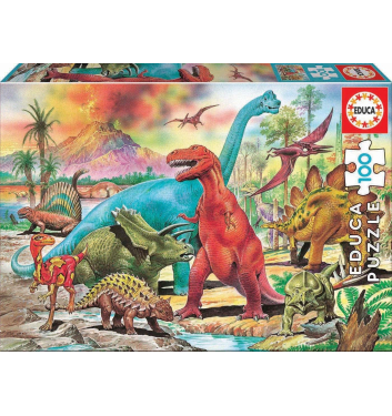 PUZZLE 100 PIEZAS DINOSAURIOS