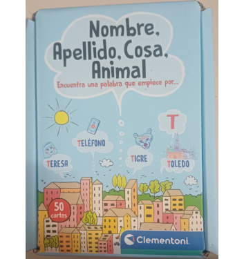 JUEGO CARTAS NOMBRE...