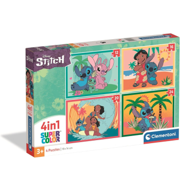 PUZZLE 4 EN 1 STITCH