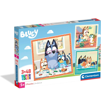PUZZLE 3X48 BLUEY