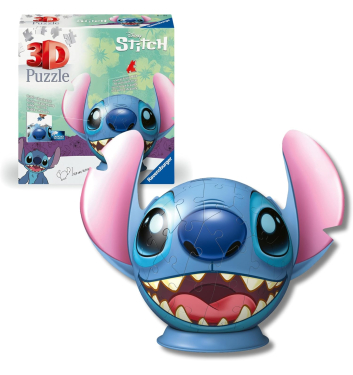 PUZZLE 3D STITCH CON OREJAS