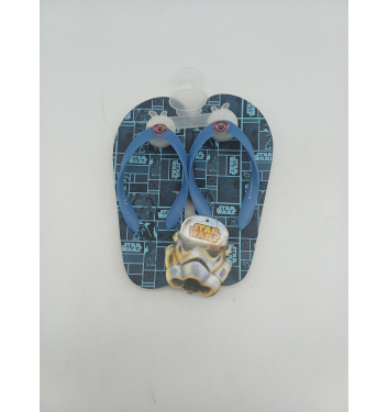 CHANCLAS STAR WARS AZUL OSCURO